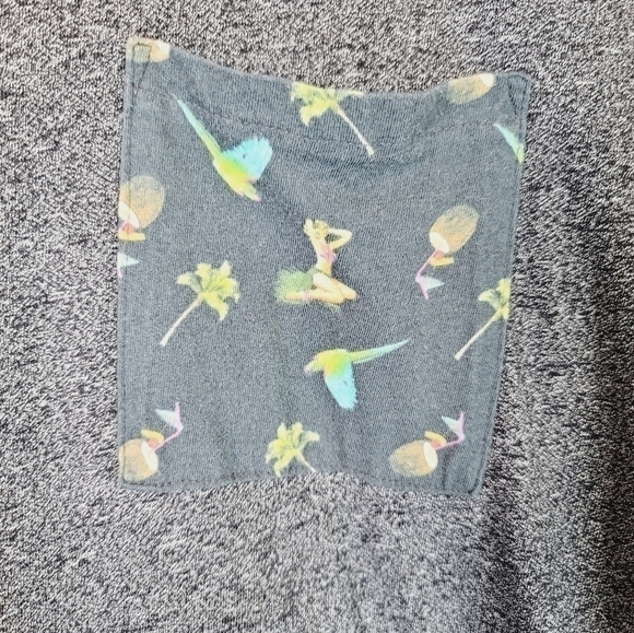 ON THE BYAS TROPICAL LADY TSHIRT, SZ XL - Picture 5 of 10